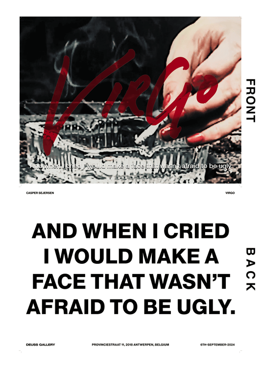 Poster “AND WHEN I CRIED...” by Casper Sejersen