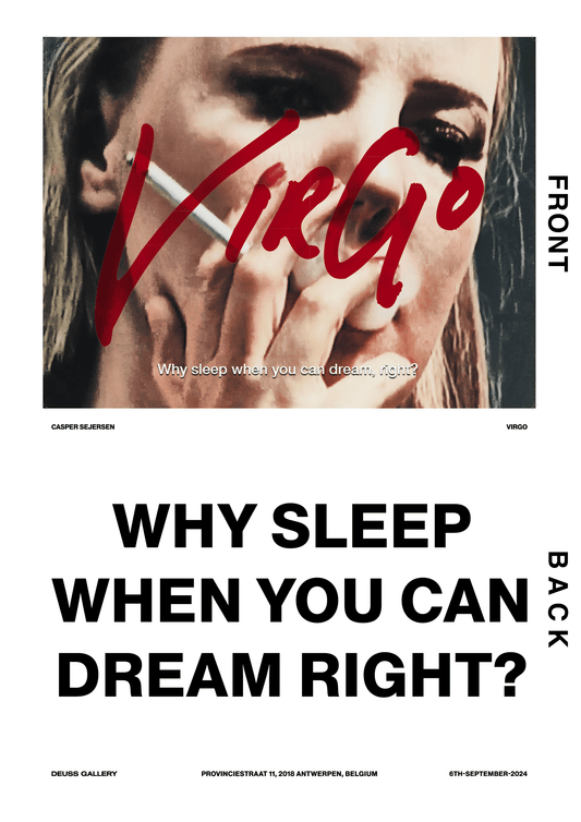 Poster “WHY SLEEP WHEN YOU CAN DREAM” by Casper Sejersen