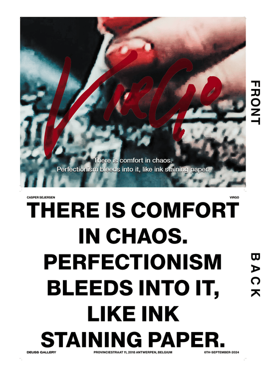 Poster “THERE IS COMFORT IN CHAOS” by Casper Sejersen